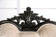 Acapulco White & Espresso Loveseat - Casa Morelos / Coahuila Furniture (Oklahoma City, OK)
