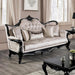 Acapulco White & Espresso Sofa - Casa Morelos / Coahuila Furniture (Oklahoma City, OK)