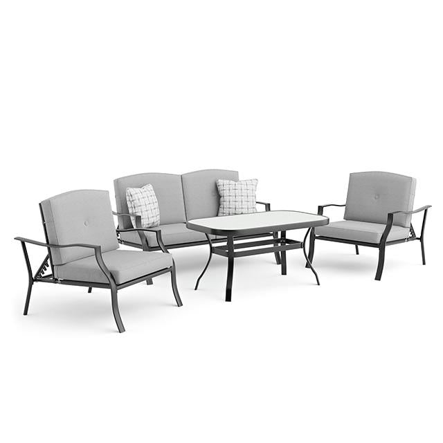 Adele 5 Pc. Conversation Set w/ Adjustable Chairs - Casa Morelos / Coahuila Furniture (Oklahoma City, OK)