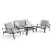 Adele 5 Pc. Conversation Set w/ Adjustable Chairs - Casa Morelos / Coahuila Furniture (Oklahoma City, OK)