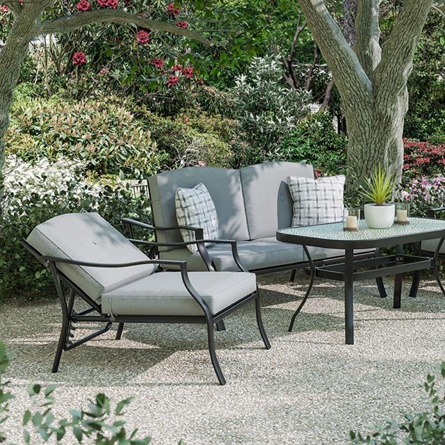 Adele 5 Pc. Conversation Set w/ Adjustable Chairs - Casa Morelos / Coahuila Furniture (Oklahoma City, OK)