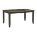Adia 7 Pc Dinning Table Set Grey & Brown - Casa Morelos / Coahuila Furniture (Oklahoma City, OK)