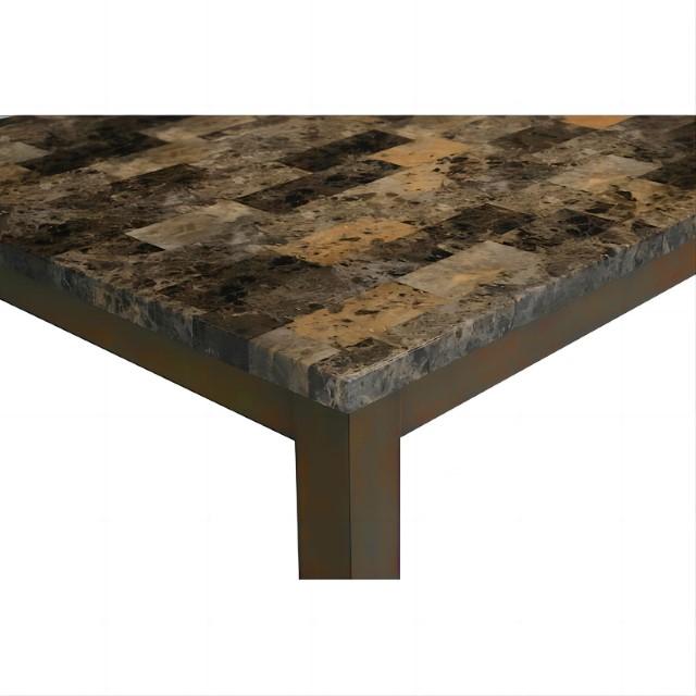 Adia 7 Pc Dinning Table Set Grey & Brown - Casa Morelos / Coahuila Furniture (Oklahoma City, OK)