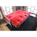 Aksel Black/Red Futon Mattress, Black, Red & Gray - Casa Morelos / Coahuila Furniture (Oklahoma City, OK)