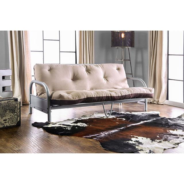Aksel Black/Red Futon Mattress, Black, Red & Gray - Casa Morelos / Coahuila Furniture (Oklahoma City, OK)