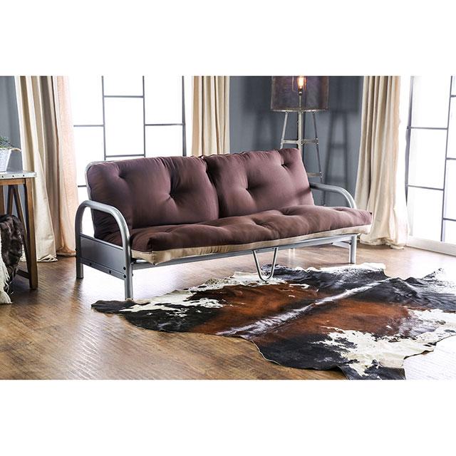 Aksel Black/Red Futon Mattress, Black, Red & Gray - Casa Morelos / Coahuila Furniture (Oklahoma City, OK)