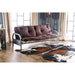 Aksel Black/Red Futon Mattress, Black, Red & Gray - Casa Morelos / Coahuila Furniture (Oklahoma City, OK)