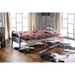 Aksel Black/Red Futon Mattress, Black, Red & Gray - Casa Morelos / Coahuila Furniture (Oklahoma City, OK)