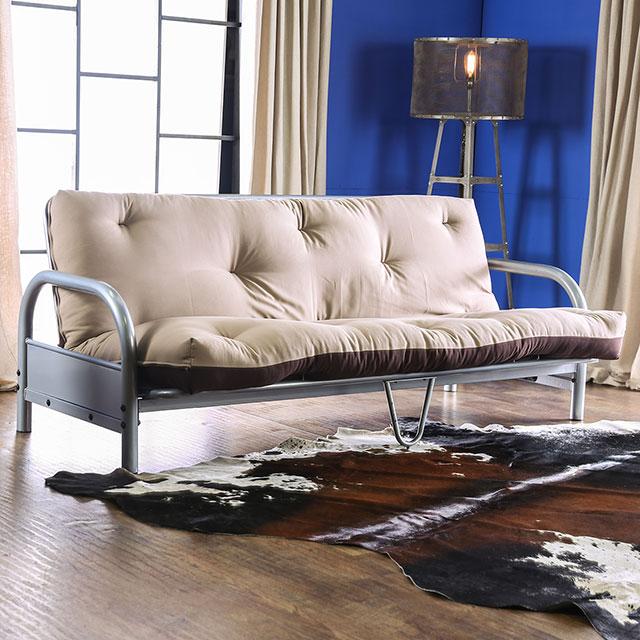 Aksel Black/Red Futon Mattress, Black, Red & Gray - Casa Morelos / Coahuila Furniture (Oklahoma City, OK)