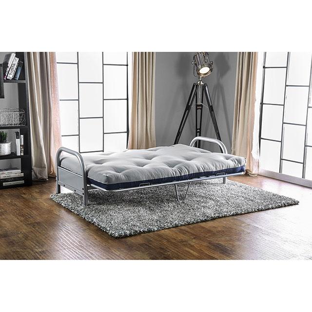 Aksel Black/Red Futon Mattress, Black, Red & Gray - Casa Morelos / Coahuila Furniture (Oklahoma City, OK)