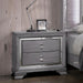 Alanis Light Gray Night Stand - Casa Morelos / Coahuila Furniture (Oklahoma City, OK)