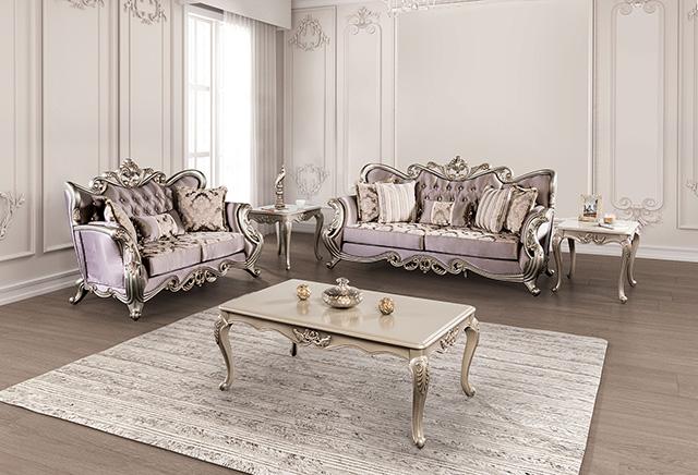 Albacete Loveseat Campage & Walnut - Casa Morelos / Coahuila Furniture (Oklahoma City, OK)