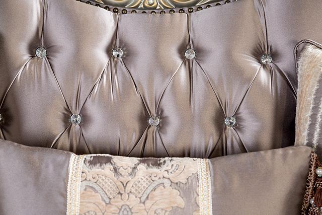 Albacete Loveseat Campage & Walnut - Casa Morelos / Coahuila Furniture (Oklahoma City, OK)