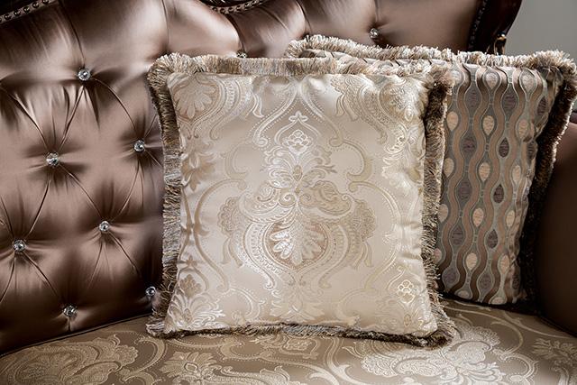 Albacete Loveseat Campage & Walnut - Casa Morelos / Coahuila Furniture (Oklahoma City, OK)