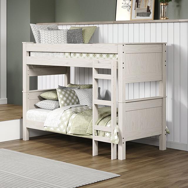 Albani Twin/Twin Post Bunkbed - Casa Morelos / Coahuila Furniture (Oklahoma City, OK)