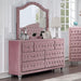 ZOHAR Dresser, Pink - Casa Morelos / Coahuila Furniture (Oklahoma City, OK)