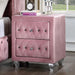 ZOHAR Night Stand, Pink - Casa Morelos / Coahuila Furniture (Oklahoma City, OK)