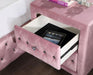 ZOHAR Night Stand, Pink - Casa Morelos / Coahuila Furniture (Oklahoma City, OK)