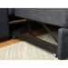 ALCESTER Brown & Gray Sectional w/ Sleeper, Ash - Casa Morelos / Coahuila Furniture (Oklahoma City, OK)