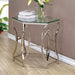 ZOLA Chrome End Table - Casa Morelos / Coahuila Furniture (Oklahoma City, OK)