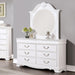 ALECIA Dresser, White - Casa Morelos / Coahuila Furniture (Oklahoma City, OK)