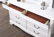 ALECIA Dresser, White - Casa Morelos / Coahuila Furniture (Oklahoma City, OK)