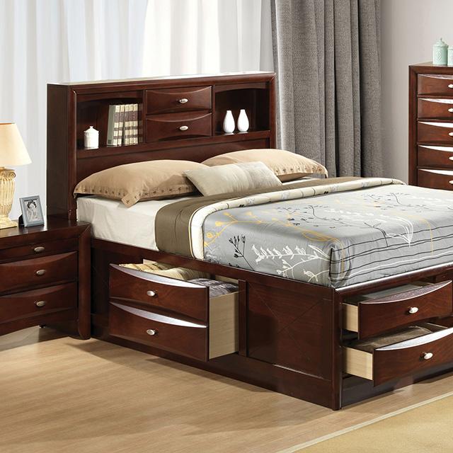 Zosimo Bed Black, Chrome, & Grey - Casa Morelos / Coahuila Furniture (Oklahoma City, OK)