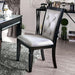Alena Black/Silver Side Chair (2/CTN) - Casa Morelos / Coahuila Furniture (Oklahoma City, OK)