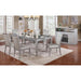 Alena Silver Dining Table - Casa Morelos / Coahuila Furniture (Oklahoma City, OK)
