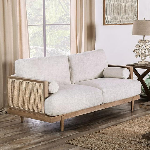 ALESUND Loveseat, Beige/Light Oak, Natural & Brown - Casa Morelos / Coahuila Furniture (Oklahoma City, OK)