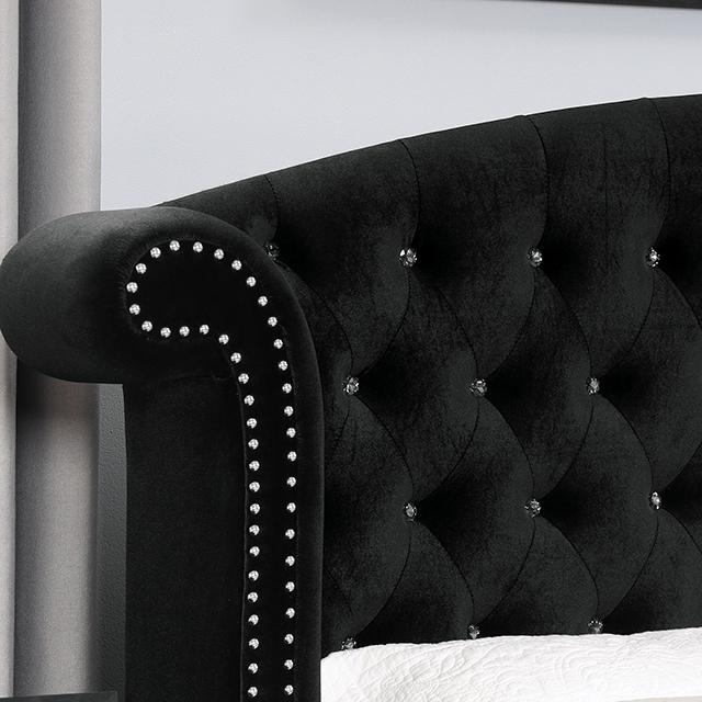 ZOHAR E.King Bed, Black - Casa Morelos / Coahuila Furniture (Oklahoma City, OK)