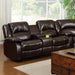 Winslow Love Seat w/ Center Console - Casa Morelos / Coahuila Furniture (Oklahoma City, OK)