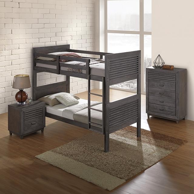 Witham Twin/Full & Twin/Twin Bunk Bed - Casa Morelos / Coahuila Furniture (Oklahoma City, OK)