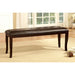 Woodside Dark Cherry/Espresso Bench - Casa Morelos / Coahuila Furniture (Oklahoma City, OK)
