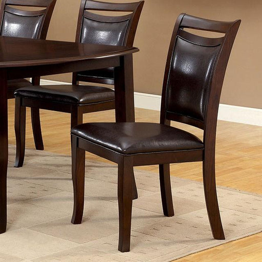Woodside Dark Cherry/Espresso Side Chair (2/CTN) - Casa Morelos / Coahuila Furniture (Oklahoma City, OK)