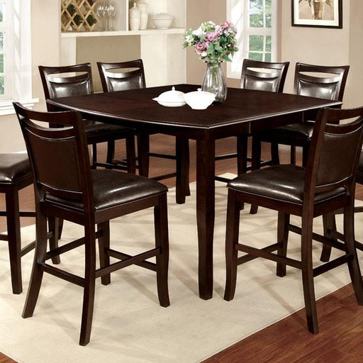 WOODSIDE II Dark Cherry/Espresso Counter Ht. Table w/ 18" Leaf - Casa Morelos / Coahuila Furniture (Oklahoma City, OK)