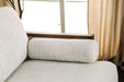 ALESUND Chair, Beige/Light Oak Natural & Brown - Casa Morelos / Coahuila Furniture (Oklahoma City, OK)