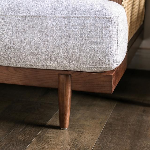 ALESUND Chair, Beige/Light Oak Natural & Brown - Casa Morelos / Coahuila Furniture (Oklahoma City, OK)