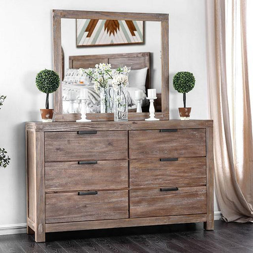 Wynton Weathered Light Oak Dresser - Casa Morelos / Coahuila Furniture (Oklahoma City, OK)