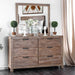 Wynton Weathered Light Oak Dresser - Casa Morelos / Coahuila Furniture (Oklahoma City, OK)