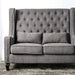 Alicante Love Seat Bench, Gray - Casa Morelos / Coahuila Furniture (Oklahoma City, OK)
