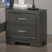ALISON Night Stand, Dark Walnut - Casa Morelos / Coahuila Furniture (Oklahoma City, OK)