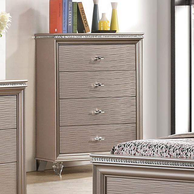 ALLIE Chest Beige & Brown - Casa Morelos / Coahuila Furniture (Oklahoma City, OK)