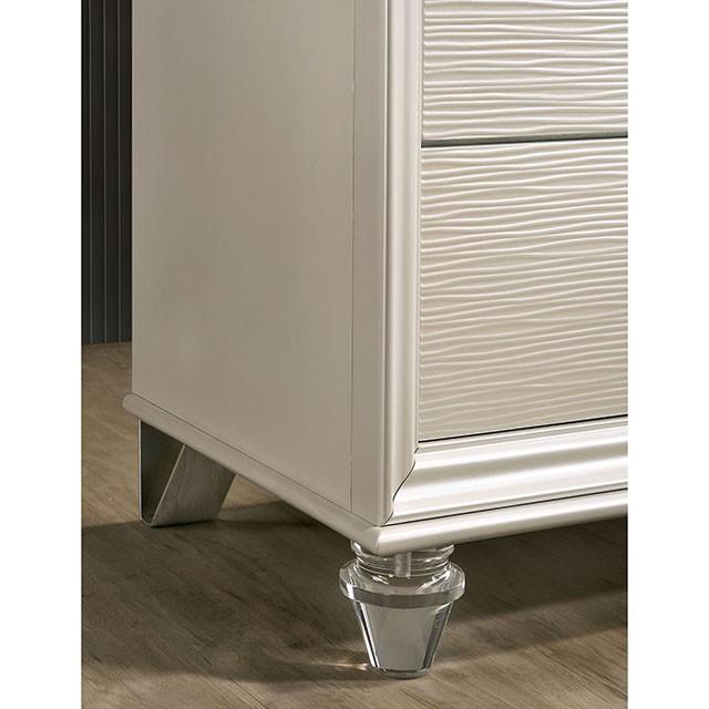 ALLIE Dresser Beige & Rose Gold - Casa Morelos / Coahuila Furniture (Oklahoma City, OK)