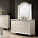 ALLIE Dresser Beige & Rose Gold - Casa Morelos / Coahuila Furniture (Oklahoma City, OK)