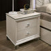 ALLIE Night Stand Beige & Rose Gold - Casa Morelos / Coahuila Furniture (Oklahoma City, OK)