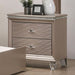 ALLIE Night Stand Beige & Rose Gold - Casa Morelos / Coahuila Furniture (Oklahoma City, OK)