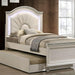 Allie Bed Beige & Pink - Casa Morelos / Coahuila Furniture (Oklahoma City, OK)