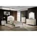 ALLIE Twin & Full Rose Gold Bed - Casa Morelos / Coahuila Furniture (Oklahoma City, OK)