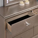 ALLIE Twin & Full Rose Gold Bed - Casa Morelos / Coahuila Furniture (Oklahoma City, OK)